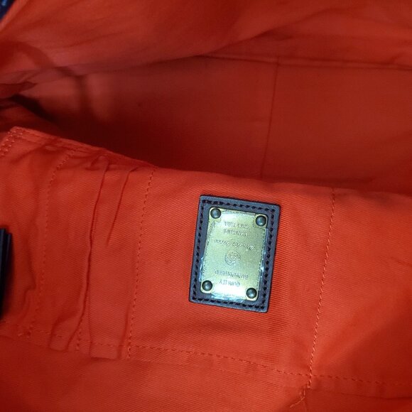 Master-piece GLOSS v2 Leather Tote Bag – Navy × Brown – Made in Japan – 2way - Picture 9 of 13